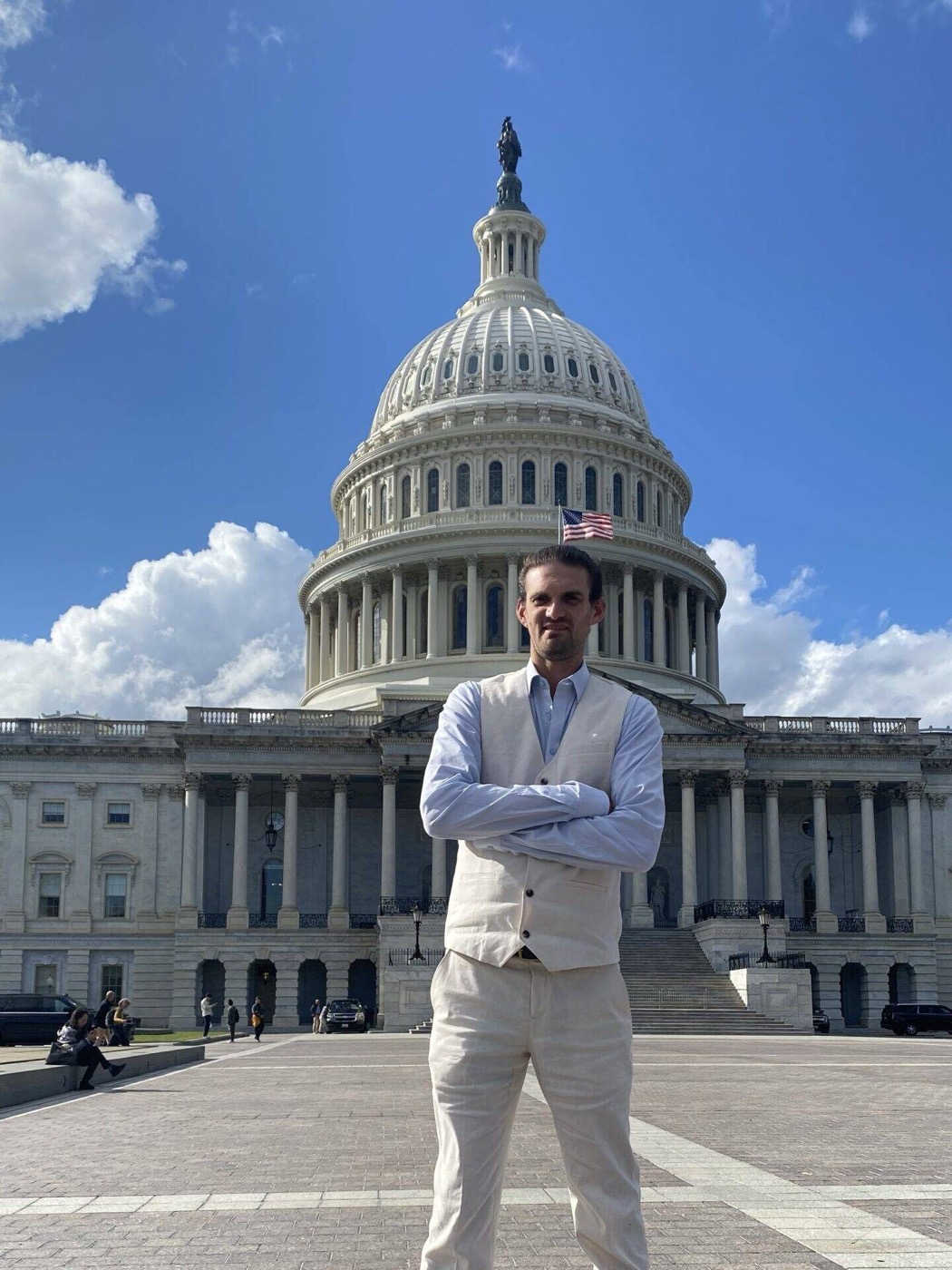 Sam Friedman, founder of Full Value Potential, at the U.S. Capitol